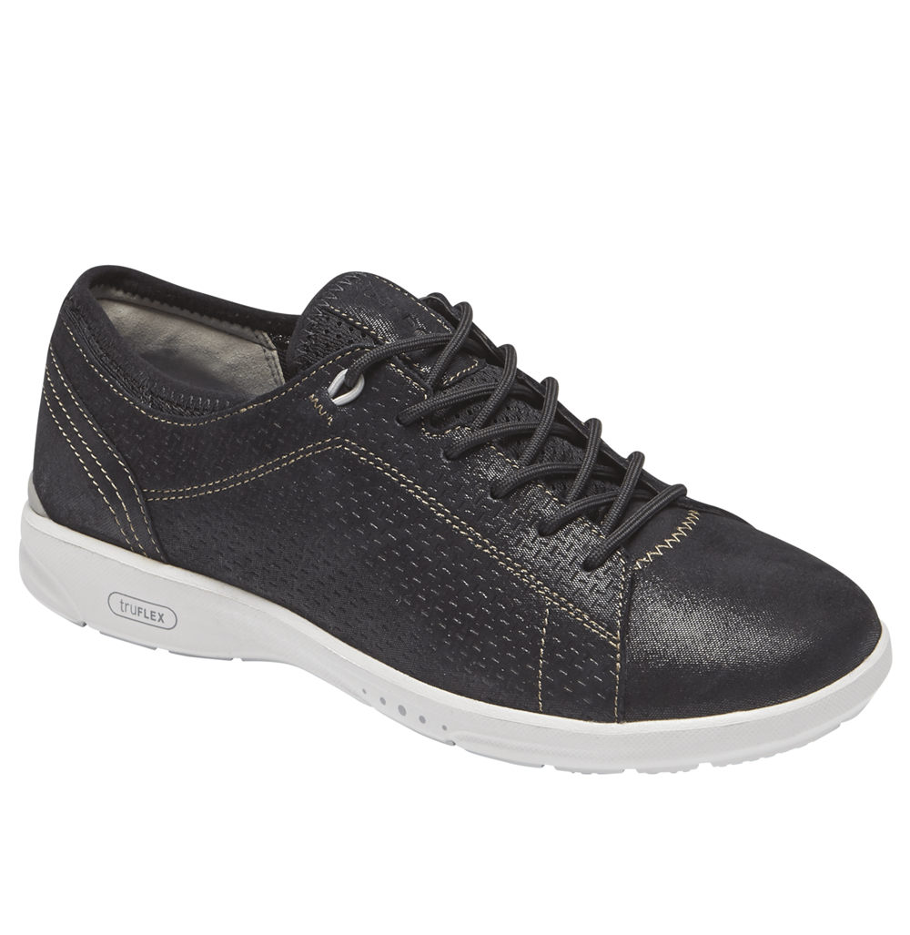 Rockport Sneakers For Womens Black - truFLEX Lace-to-Toe - LK0475812